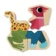 Puzzle din lemn cu magneti Djeco Mixanimo 24 piese Puzzle din lemn cu magneti Djeco Mixanimo 24 piese