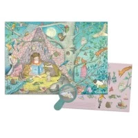 Puzzle de observatie Casuta secreta Moulin Roty 100 piese