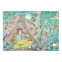 Puzzle de observatie Casuta secreta Moulin Roty 100 piese