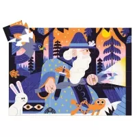 Puzzle Djeco 36 piese - Magicianul si sceptrul de cristal