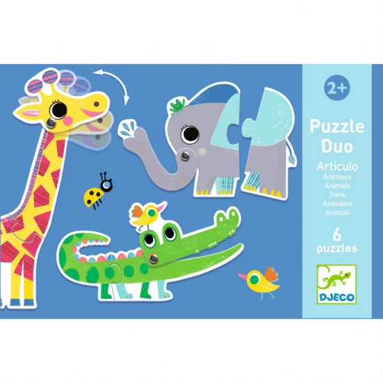 Set 6 puzzle duo Articulo Animo Djeco Set 6 puzzle duo Articulo Animo Djeco