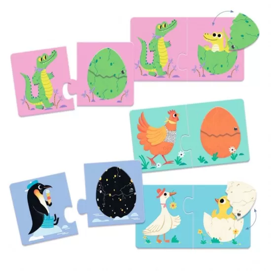 Puzzle duo Djeco - Din ou Puzzle duo Djeco - Din ou