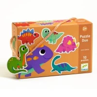 Set 10 puzzle duo Micii Dinozauri Djeco