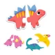Set 10 puzzle duo Micii Dinozauri Djeco Set 10 puzzle duo Micii Dinozauri Djeco