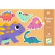 Set 10 puzzle duo Micii Dinozauri Djeco Set 10 puzzle duo Micii Dinozauri Djeco