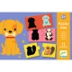 Set 12 puzzle duo Siluete Djeco