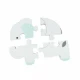 Puzzle elefant din lemn Orange Tree Toys 4 piese Puzzle elefant din lemn Orange Tree Toys 4 piese