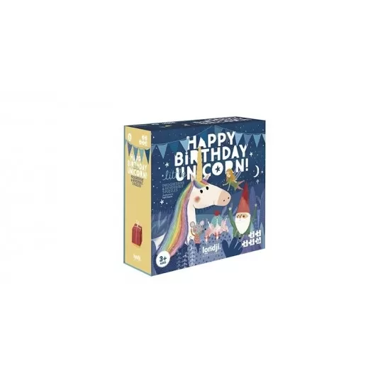 Set puzzle evolutiv si reversibil Londji - Petrecerea Unicornului Set puzzle evolutiv si reversibil Londji - Petrecerea Unicornului