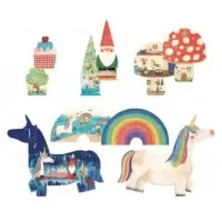 Puzzle evolutiv si reversibil Londji - Petrecerea Unicornului