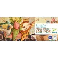 Puzzle galerie 100 piese La plimbare Djeco