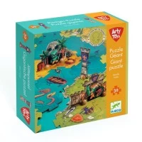 Puzzle gigant Batalia Djeco 26 piese