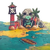 Puzzle gigant Batalia Djeco 26 piese