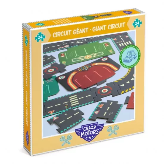 Puzzle gigant Circuit urban Djeco 24 piese Puzzle gigant Circuit urban Djeco 24 piese