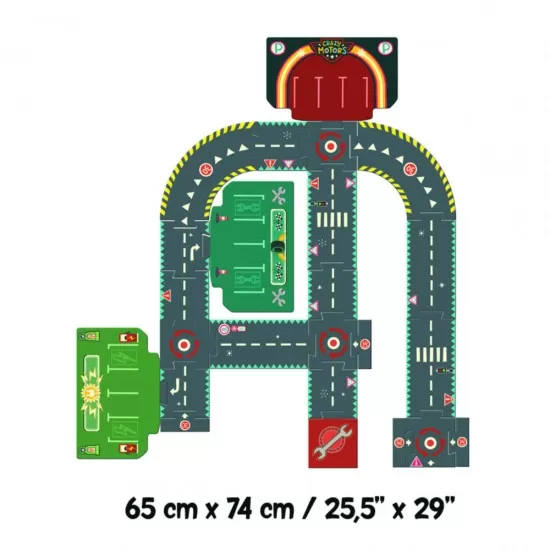 Puzzle gigant Circuit urban Djeco 24 piese Puzzle gigant Circuit urban Djeco 24 piese