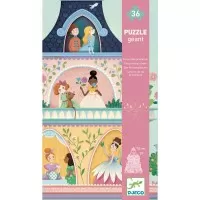 Puzzle gigant Djeco 36 piese - Castelul printeselor