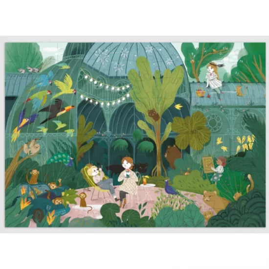 Puzzle de observatie Intre plante 100 piese Moulin Roty Puzzle de observatie Intre plante 100 piese Moulin Roty