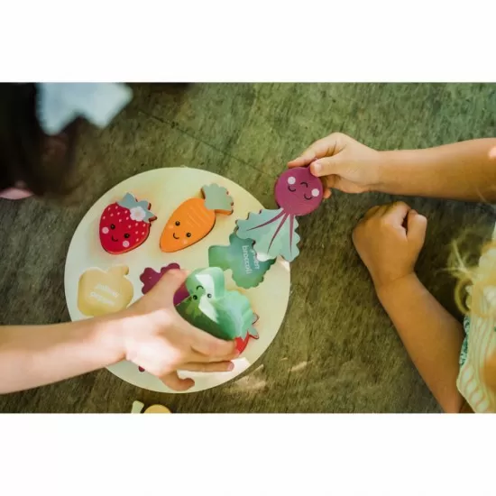 Puzzle legume si fructe Orange Tree Toys Puzzle legume si fructe Orange Tree Toys