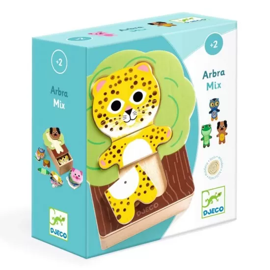 Puzzle lemn Arbramix Djeco 18 piese Puzzle lemn Arbramix Djeco 18 piese