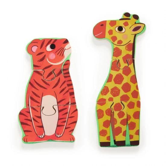 Puzzle lemn Coucou Tigre Djeco 12 piese Puzzle lemn Coucou Tigre Djeco 12 piese