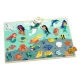 Puzzle lemn Ocean Djeco 22 piese