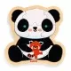 Puzzle lemn Ursuletul Panda Djeco 9 piese