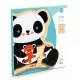 Puzzle lemn Ursuletul Panda Djeco 9 piese