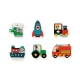 Puzzle lemn Vroom-Vroom Djeco 22 piese