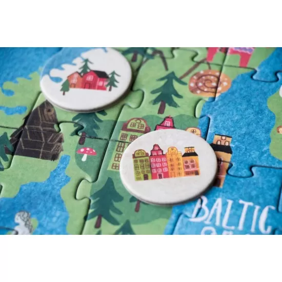 Puzzle Londji 200 piese - Descopera Europa Puzzle Londji 200 piese - Descopera Europa