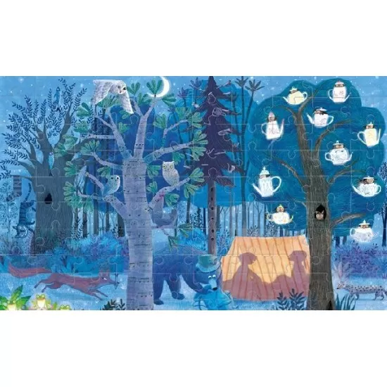 Puzzle Londji reversibil 100 piese - Noapte si zi Puzzle Londji reversibil 100 piese - Noapte si zi