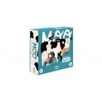 Puzzle gigant Londji 36 piese - Vacuta Moo la ferma