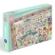 Puzzle de observatie Micul magazin 100 piese Djeco