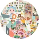 Puzzle de observatie Micul magazin 100 piese Djeco