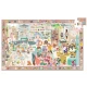 Puzzle de observatie Micul magazin 100 piese Djeco