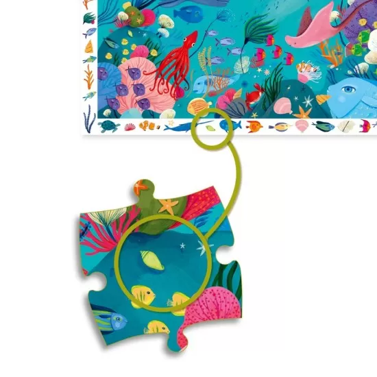 Puzzle observatie Djeco Acvatic 54 piese