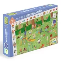 Puzzle observatie Gradina micilor prieteni Djeco 35 piese
