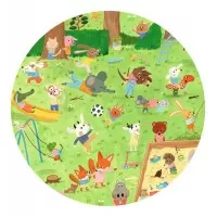 Puzzle observatie Gradina micilor prieteni Djeco 35 piese