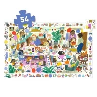 Puzzle Observatie Petrecerea Djeco 54 piese