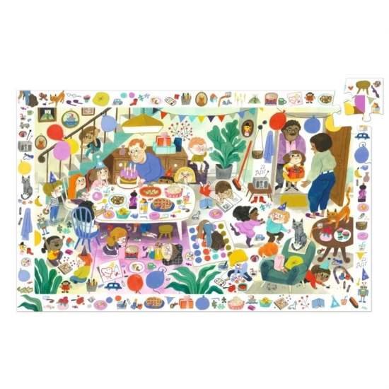 Puzzle Observatie Petrecerea Djeco 54 piese