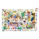 Puzzle Observatie Petrecerea Djeco 54 piese