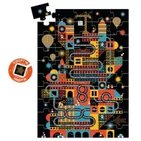 Puzzle Orasul viu Djeco 100 piese