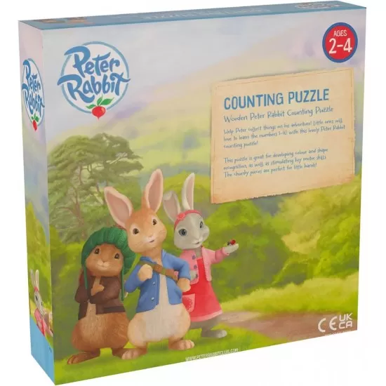 Puzzle Peter Rabbit cu numere Orange Tree Toys 10 piese Puzzle Peter Rabbit cu numere Orange Tree Toys 10 piese