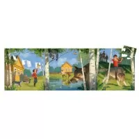 Puzzle Petrica si lupul Djeco 50 piese