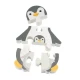 Puzzle Pinguin din lemn cu saculet depozitare Orange Tree Toys 4 piese Puzzle Pinguin din lemn cu saculet depozitare Orange Tree Toys 4 piese