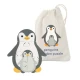 Puzzle Pinguin din lemn cu saculet depozitare Orange Tree Toys 4 piese Puzzle Pinguin din lemn cu saculet depozitare Orange Tree Toys 4 piese