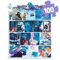 Puzzle poveste Frumoasa si bestia Djeco 100 piese