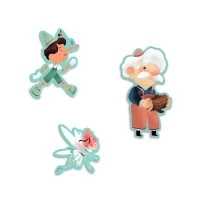 Puzzle poveste Pinocchio Djeco 54 piese