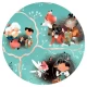 Puzzle poveste Pinocchio Djeco 54 piese