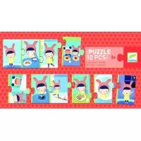 Puzzle trio Djeco activitati de peste zi