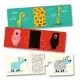 Set 8 puzzle trio Djeco Animale Dezbracate