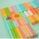 Set 100 cuburi din lemn UMU Toys Set 100 cuburi din lemn UMU Toys